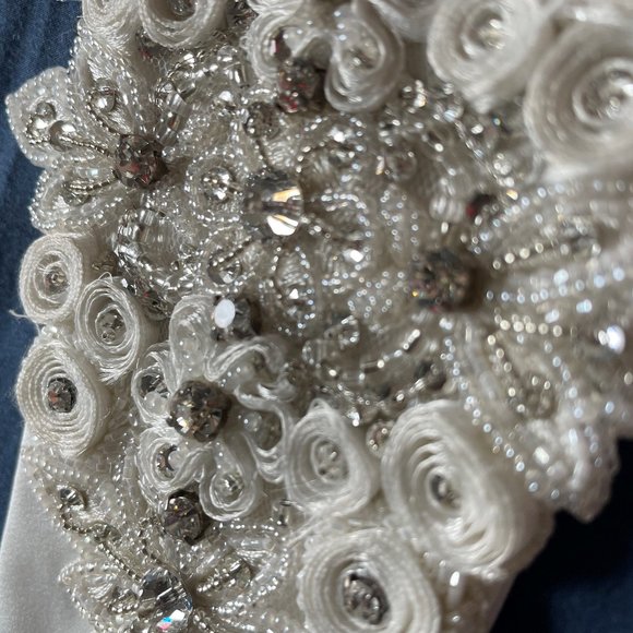 Beaded Bridal Belt - size 10 main image 5